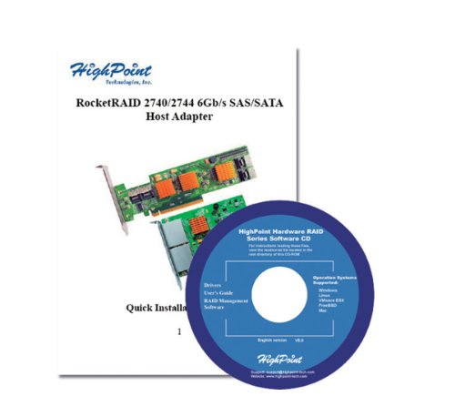 HighPoint RocketRAID 2740 16-Port PCI-Express 2.0 x16 SAS/SATA